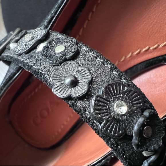 Coach floral stud Mary Janes - Picture 8 of 9
